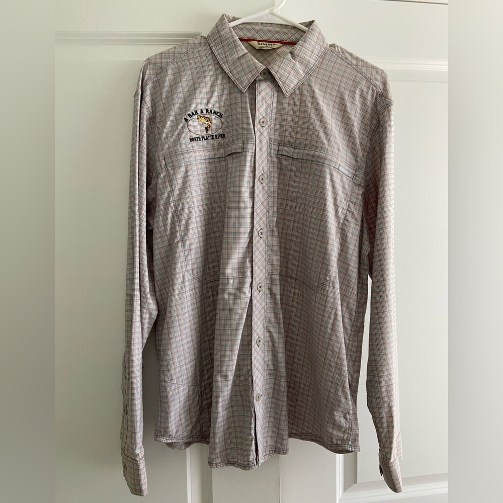 Simms Fishing Shirt. Size M
